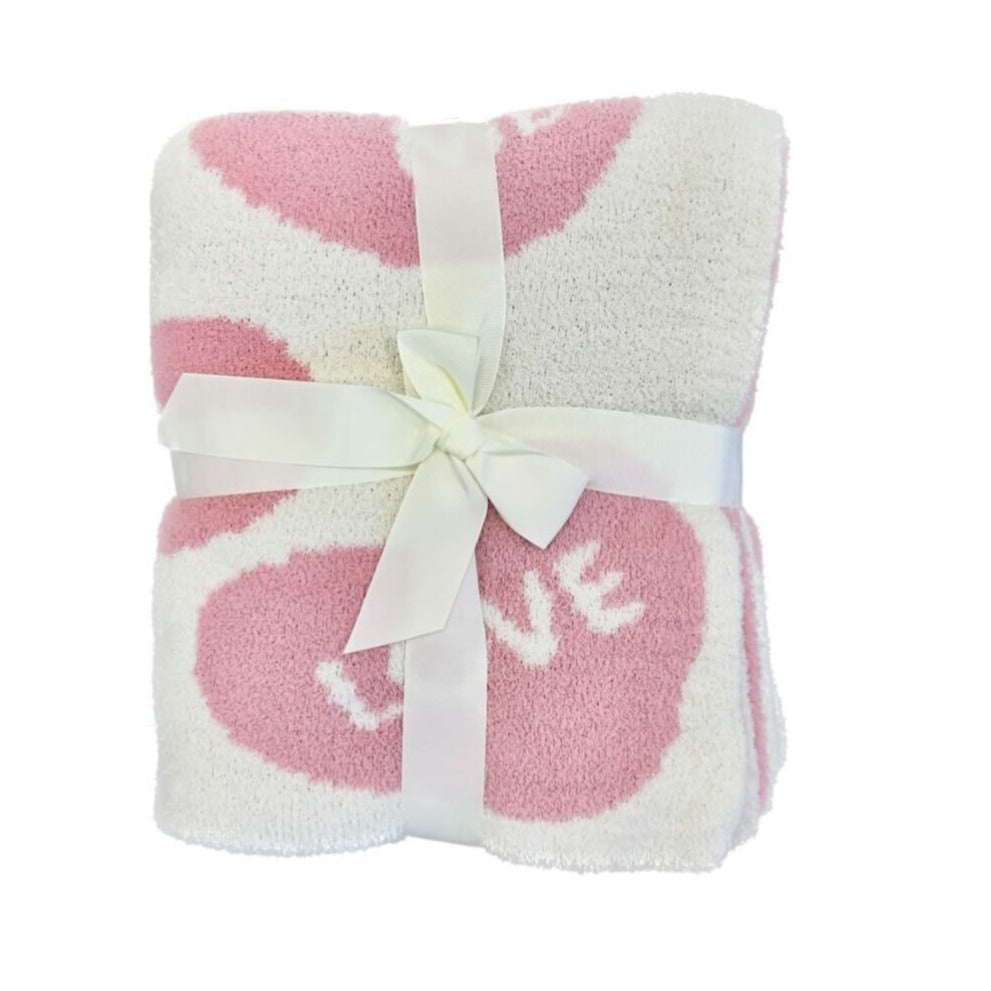 Candy Heart Plush Blanket