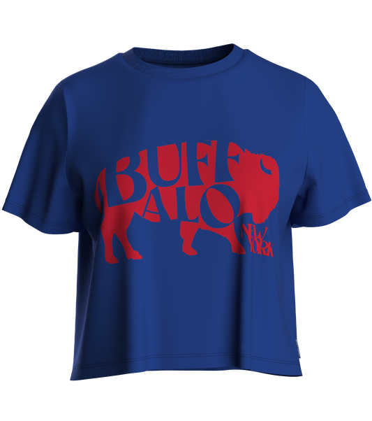 Short Sleeve Effortless Standing Buffalo Tee