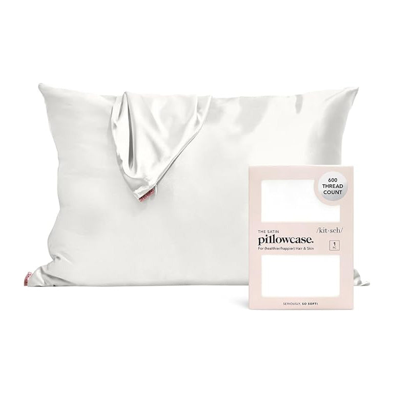 Satin Pillowcase Ivory