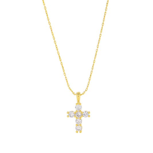 Crystal Cross Necklace
