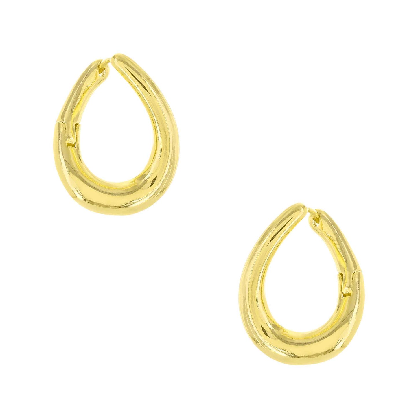 Teardrop Open Huggie