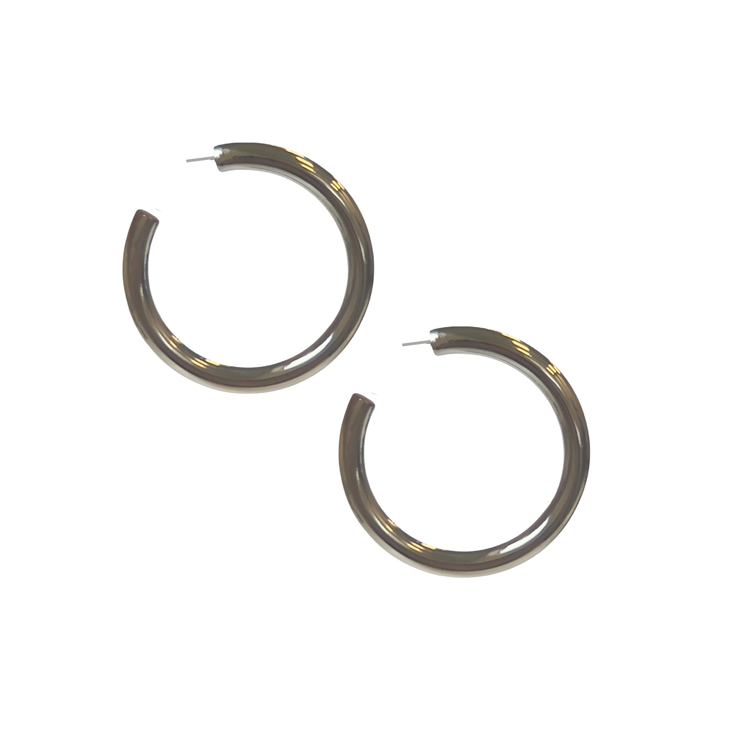 2" Solid Tube Hoop - Gold