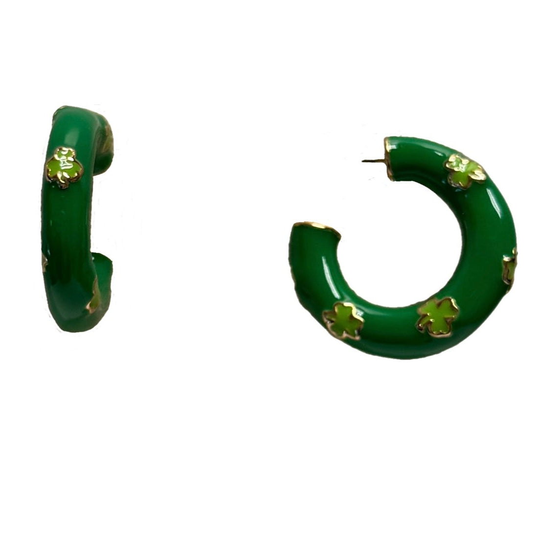 Shamrock Enamel 1 Inch Hoop