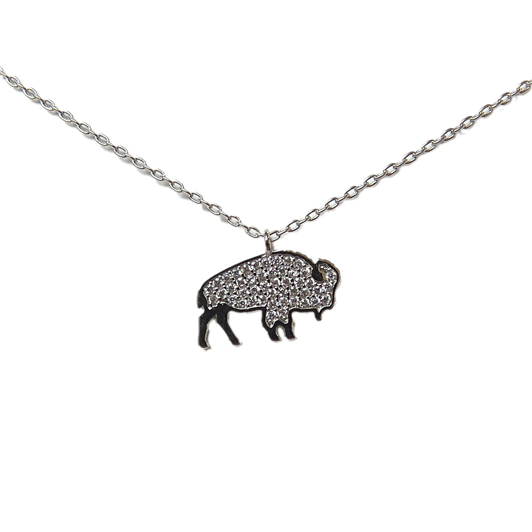 Large Buffalo Collar Silver