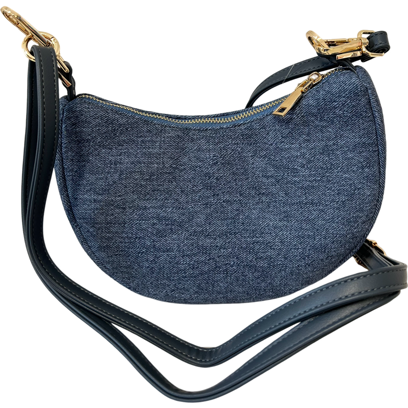 Mini Moon Satchel in Jean