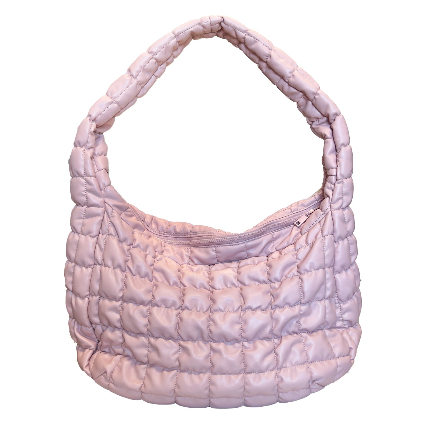 Vegan Carry All Quilted Bag in Pink