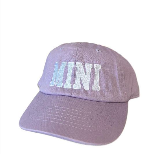 Mini Baseball Cap in Lavender