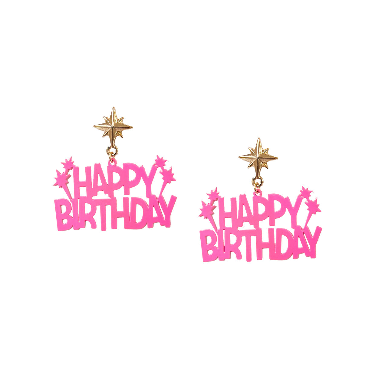 Happy Birthday Earrings
