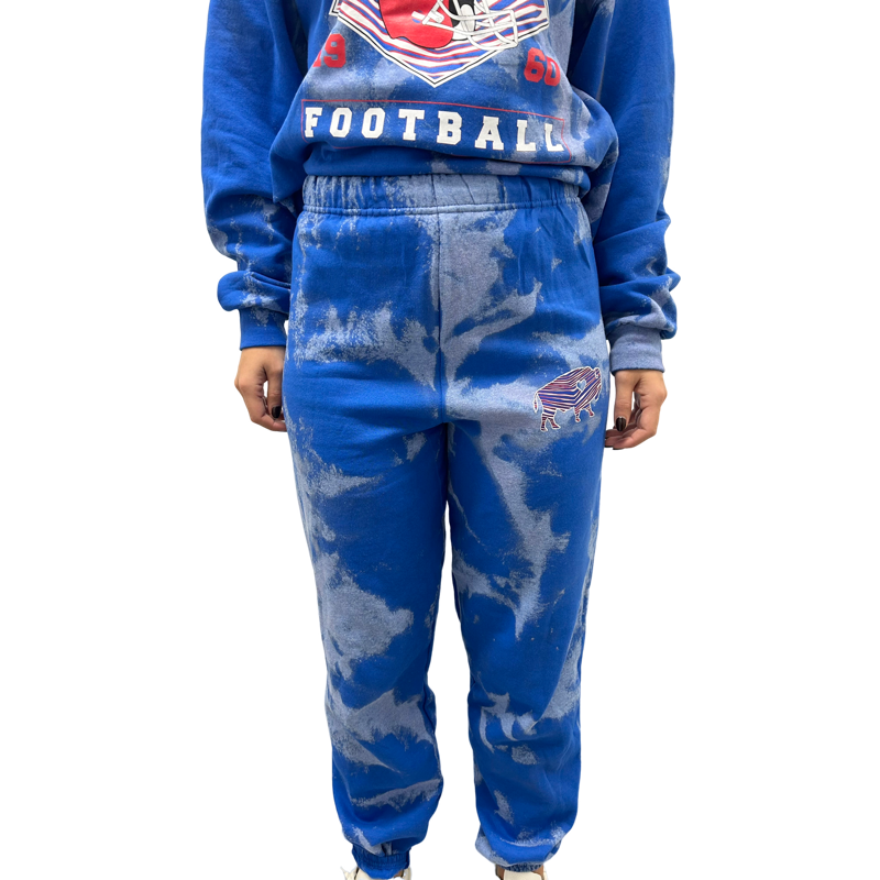 Zebra Standing Buffalo Bleached Dye Jogger