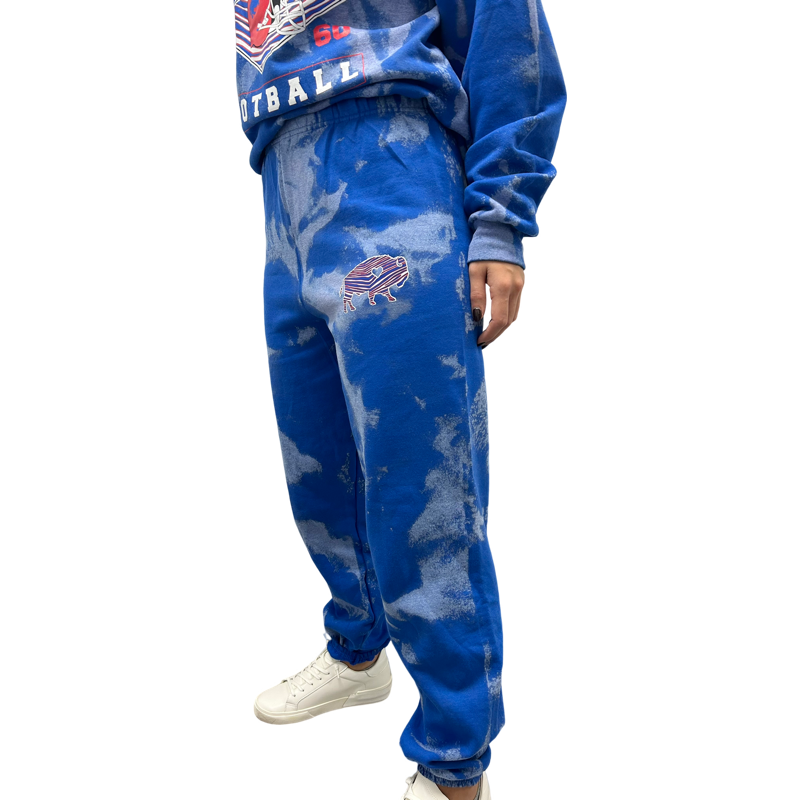 Zebra Standing Buffalo Bleached Dye Jogger