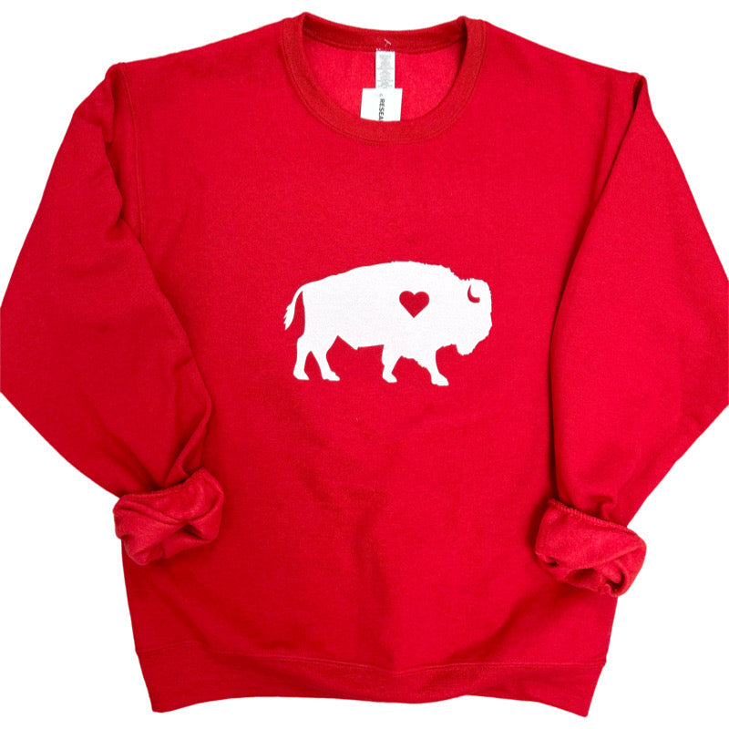 Standing Buffalo Crew in Red