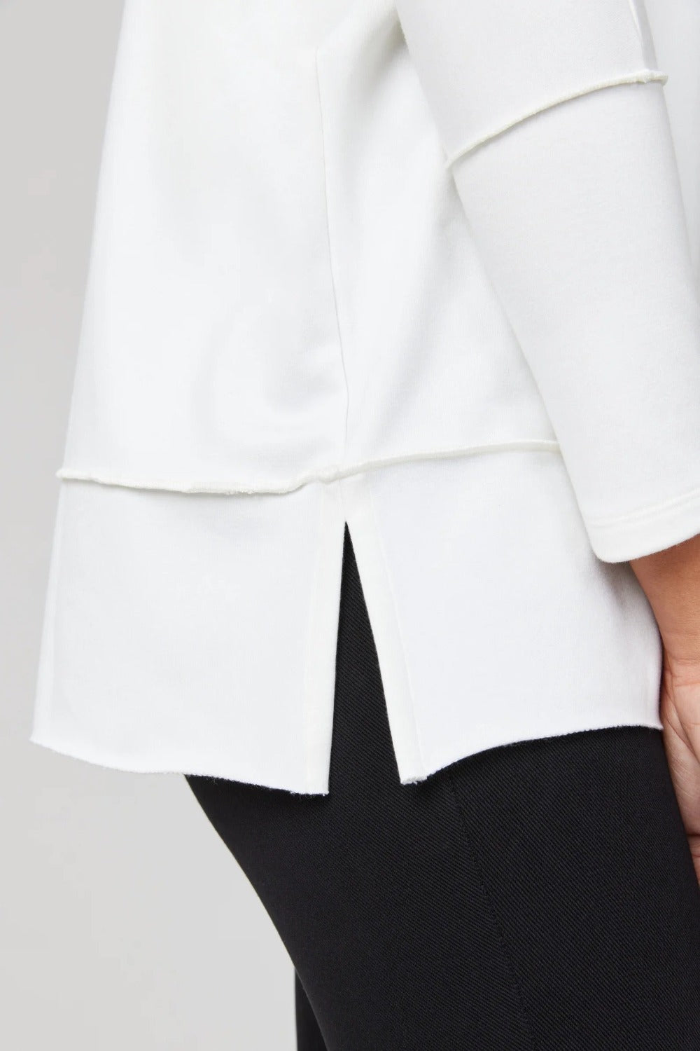 Perfect Dolman 3/4 Sleeve Top in Powder