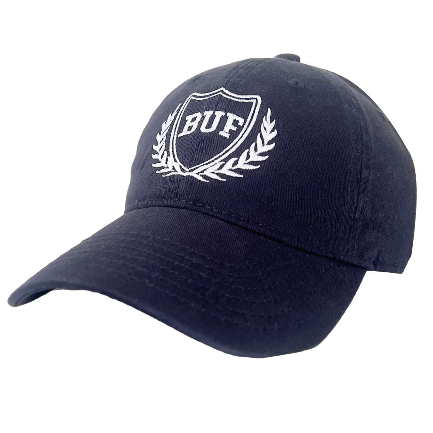 BUF Crest Baseball Cap in Navy