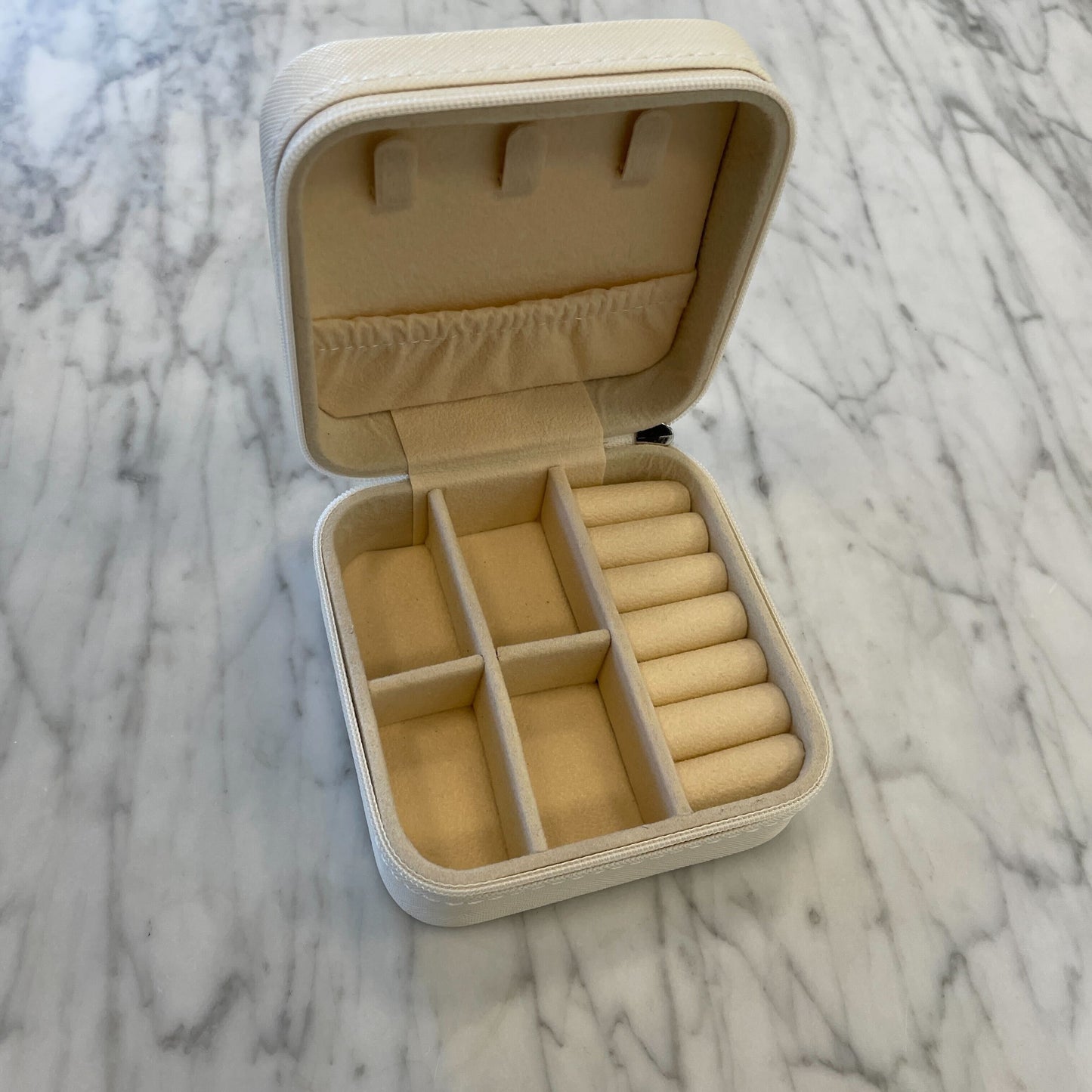 Ivory Square Jewelry Box