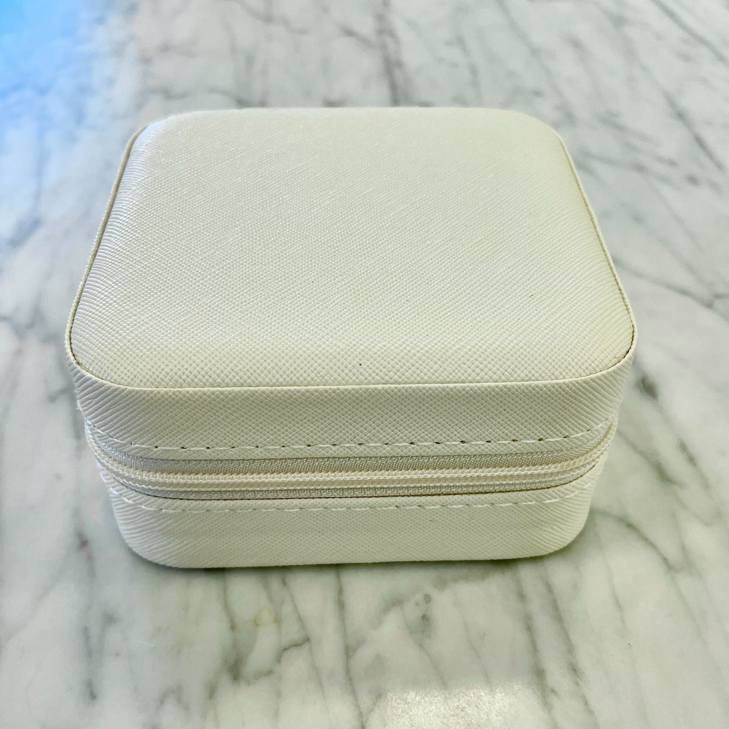 Ivory Square Jewelry Box