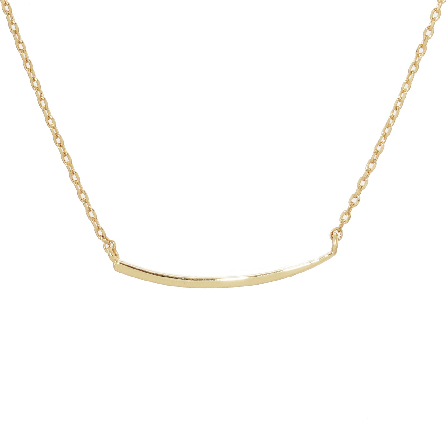 Petite Bar Necklace Gold