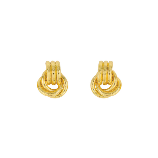 Triple Ring Stud Earring