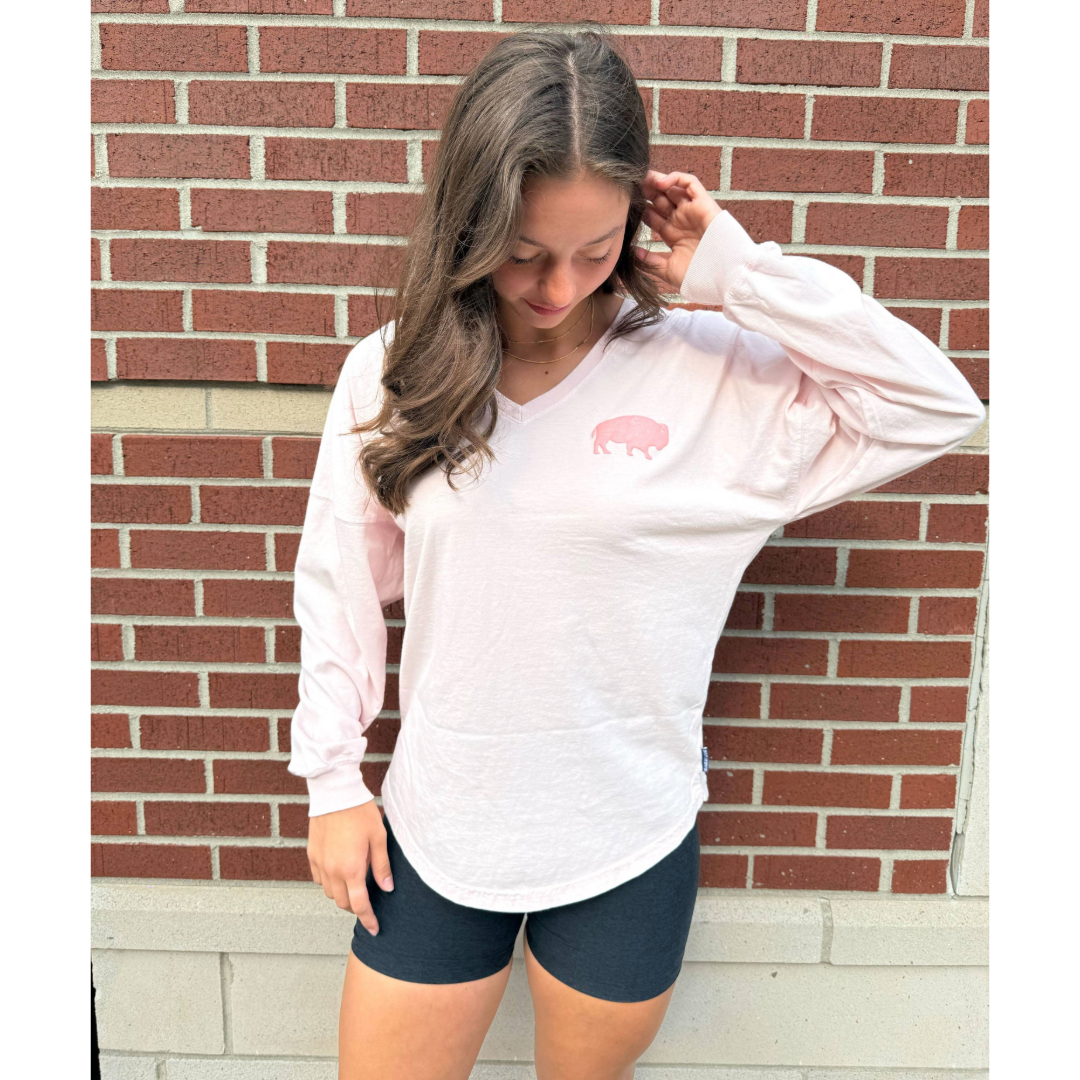 Longsleeve Pink Buffalo Ny Crew