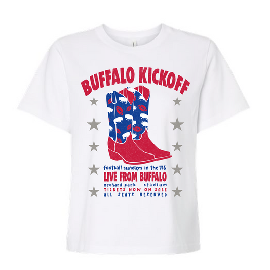 Buffalo Kickoff Boxy tee