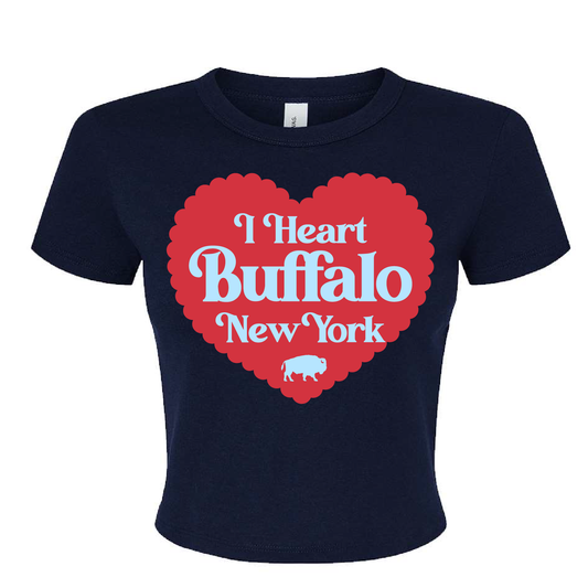 I Heart Buffalo Puff Tee