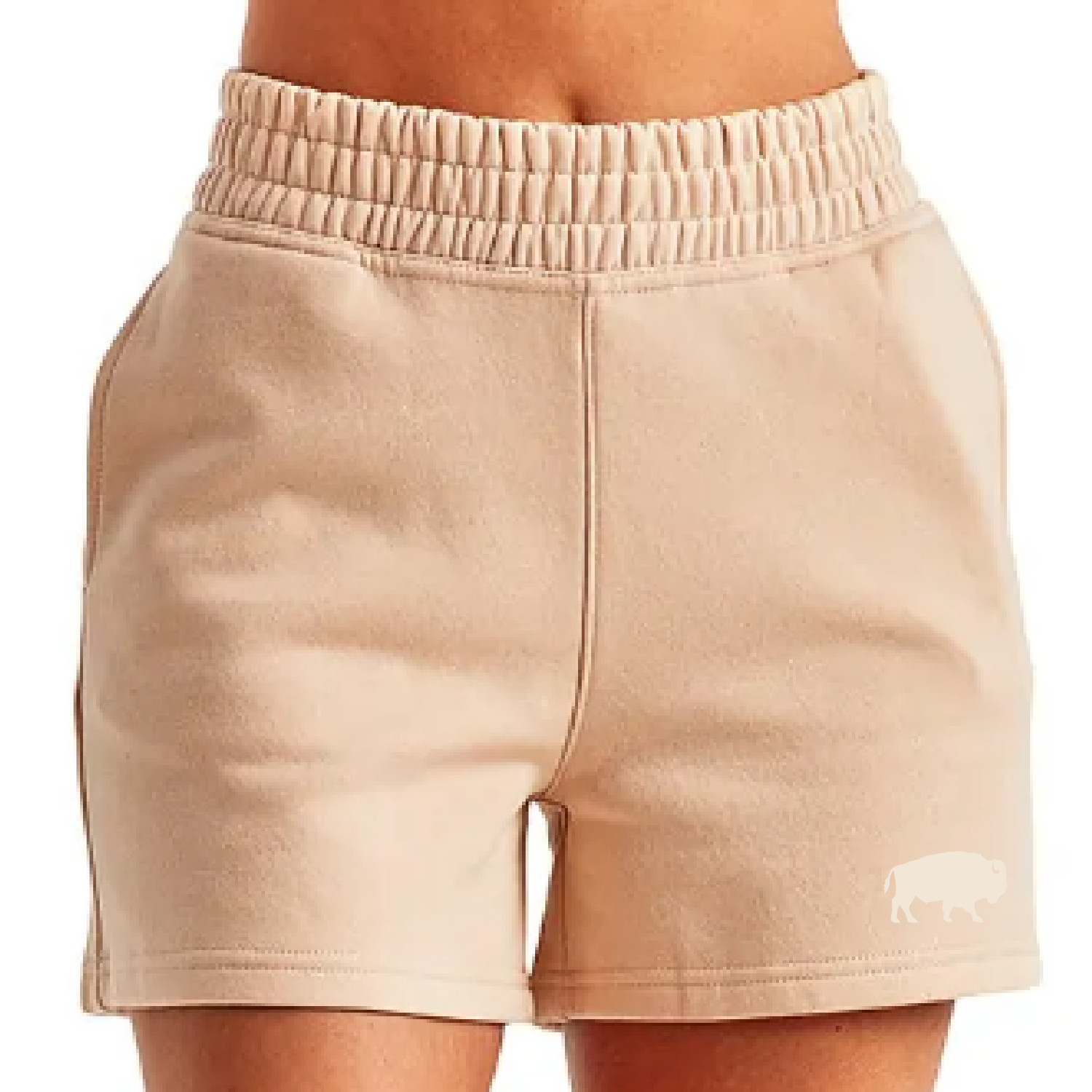 Standing Buffalo Short in Nude – Sunshine and Bluebirds