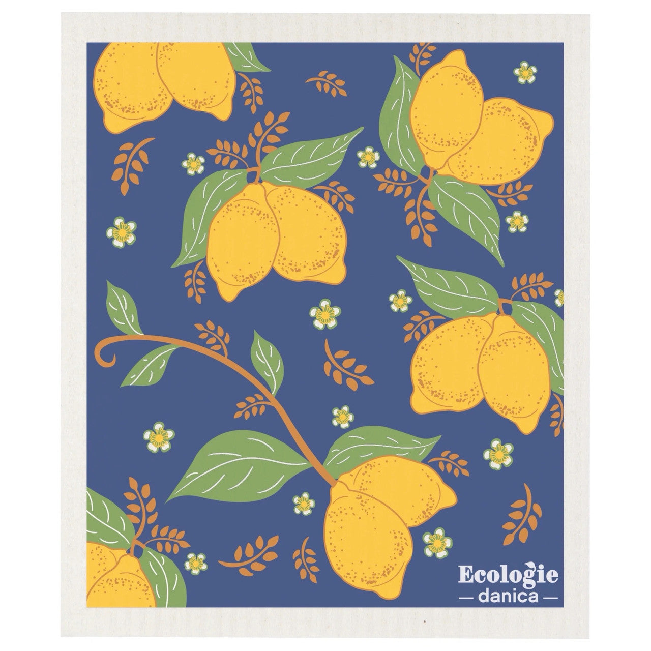 Provencal Lemons Sponge Cloth