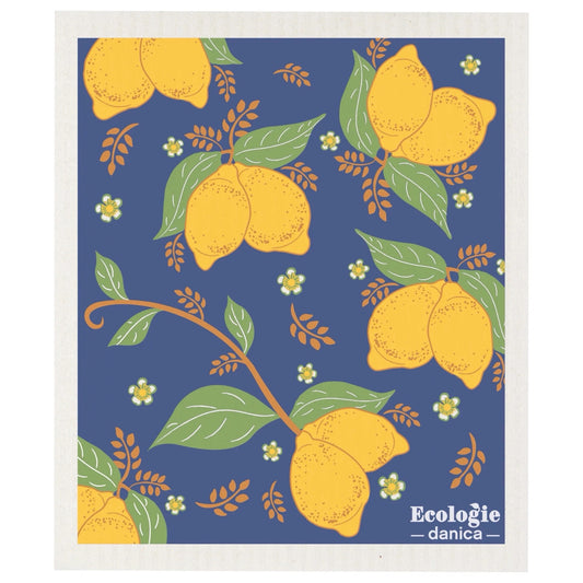 Provencal Lemons Sponge Cloth