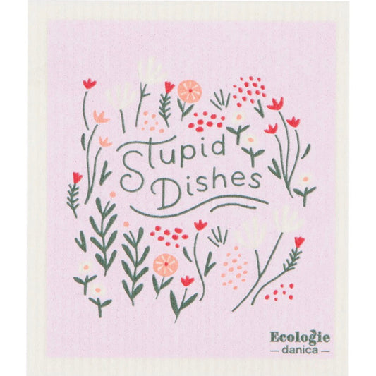 Stupid Dishes Sponge Cloth