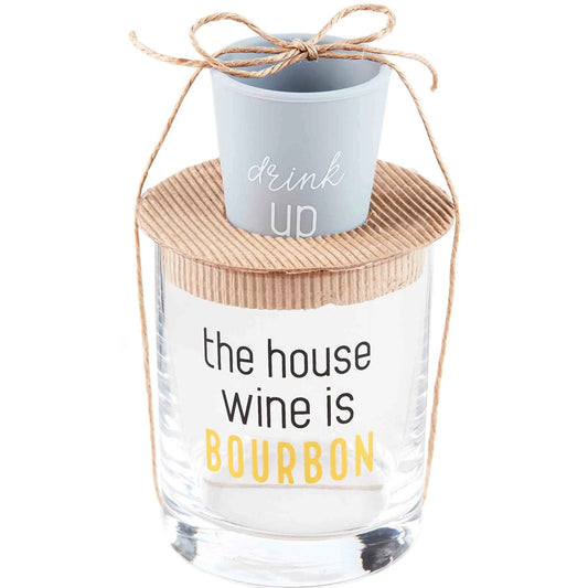 Bourbon & Shot Glass Set
