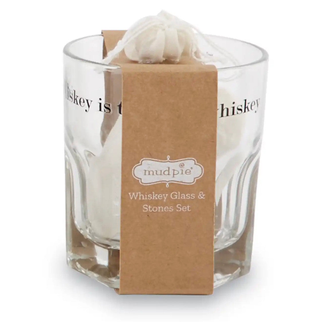 Whiskey Glass And Stone Set