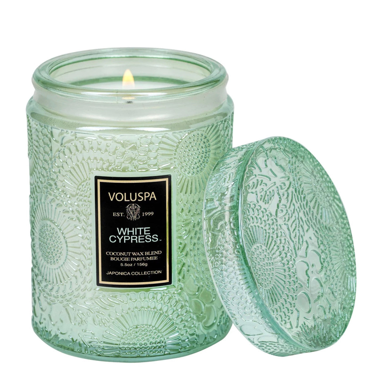 White Cypress Small Jar Candle