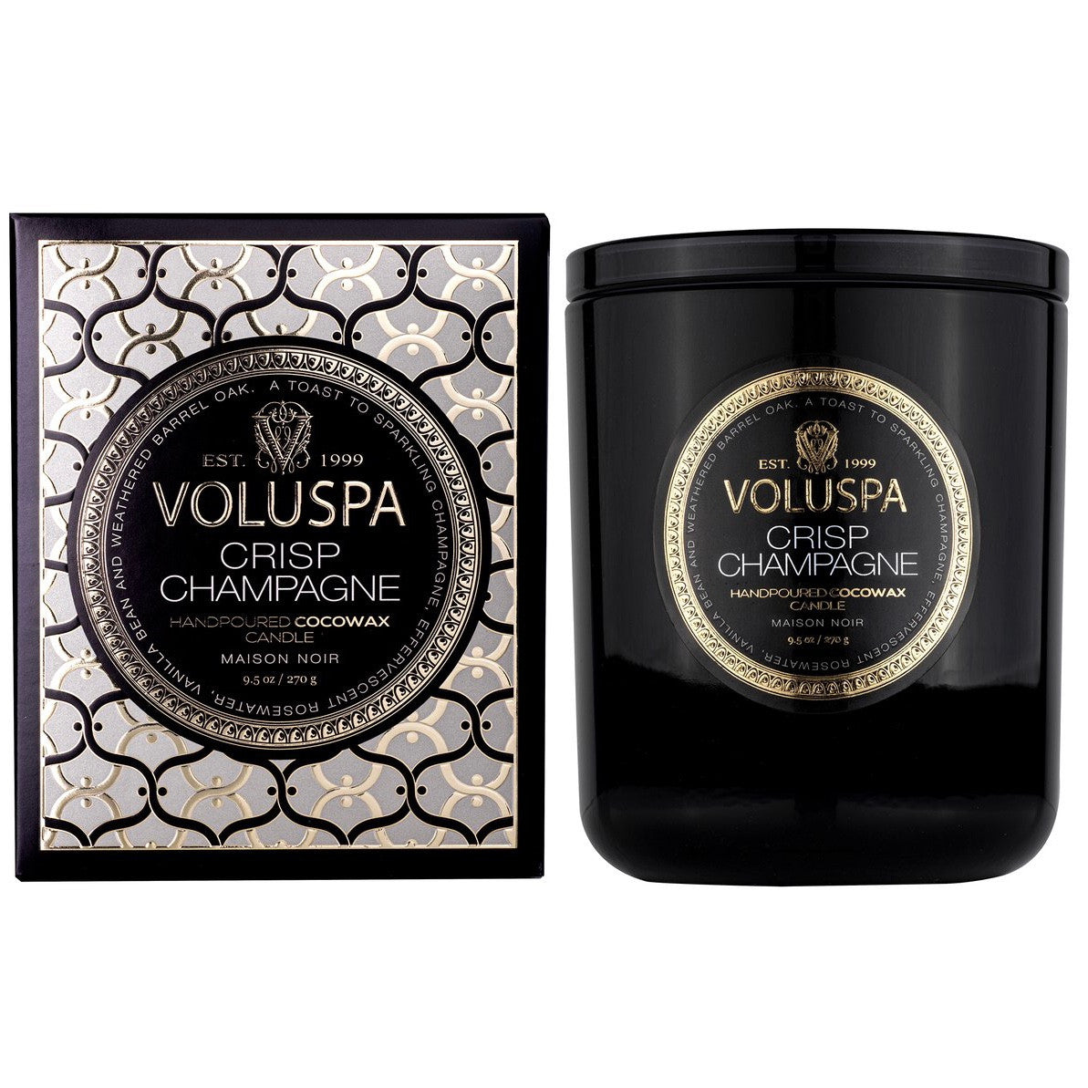 Classic Crisp Champagne Candle