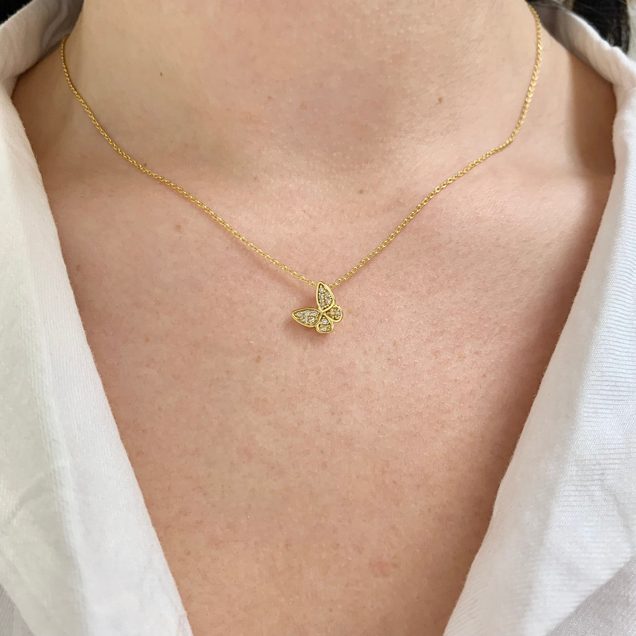 Flying Butterfly Necklace