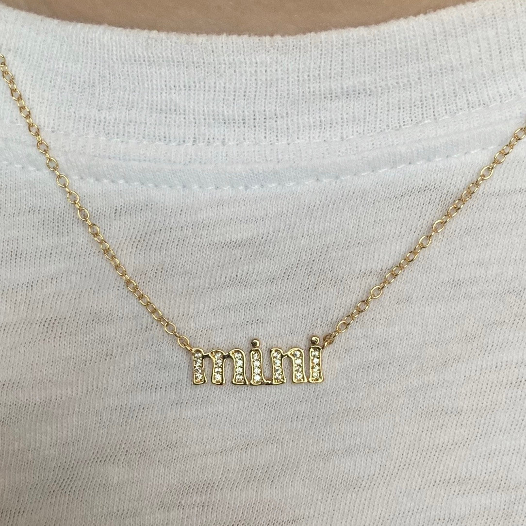 Crystal Mini Matching Necklace