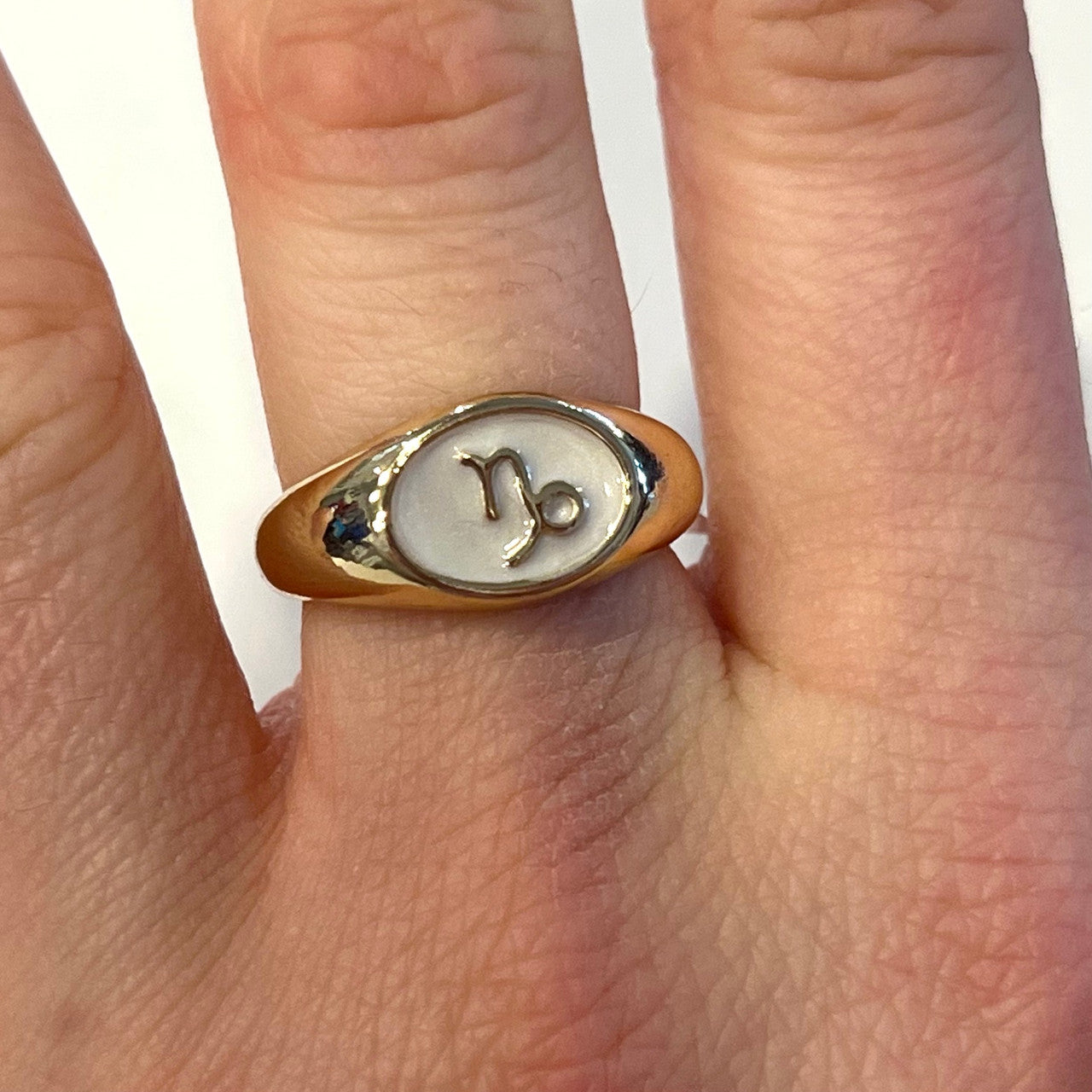 Capricorn Signet Ring
