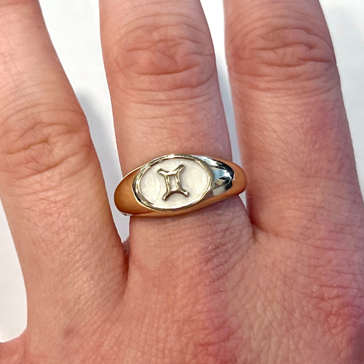 Gemini Signet Ring