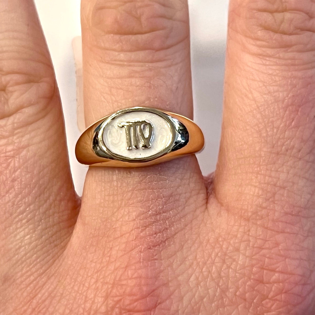 Virgo Signet Ring