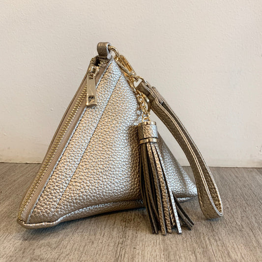 Triangle Mini Bag Pewter