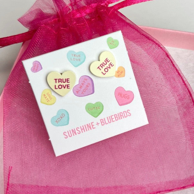 Candy Heart True Love Stud