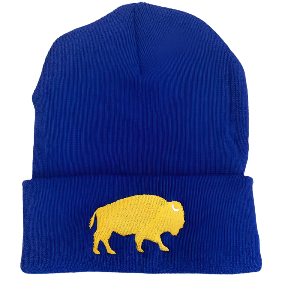 Standing Buffalo Beanie Yellow