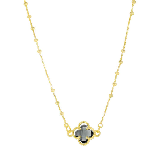 Alhambra Pendant Necklace Grey
