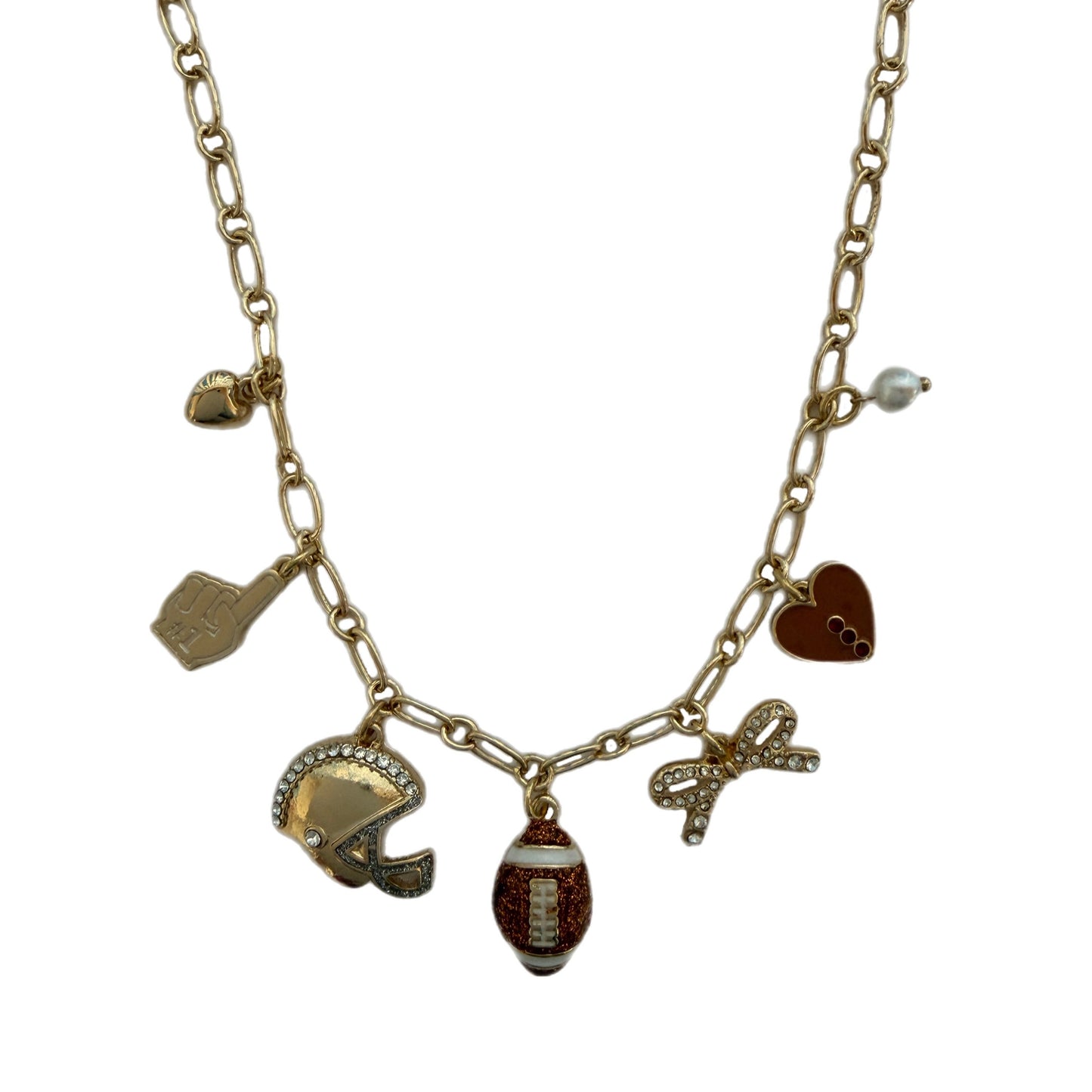 Football Charm Necklace