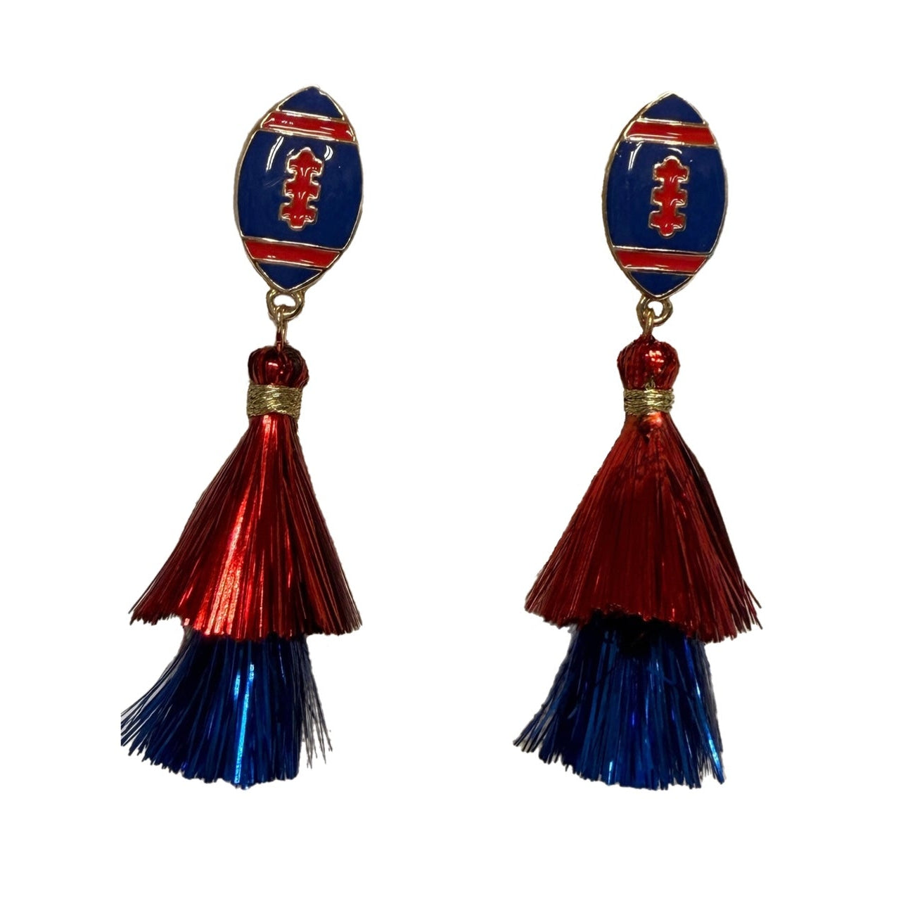 Football Tassel Earring