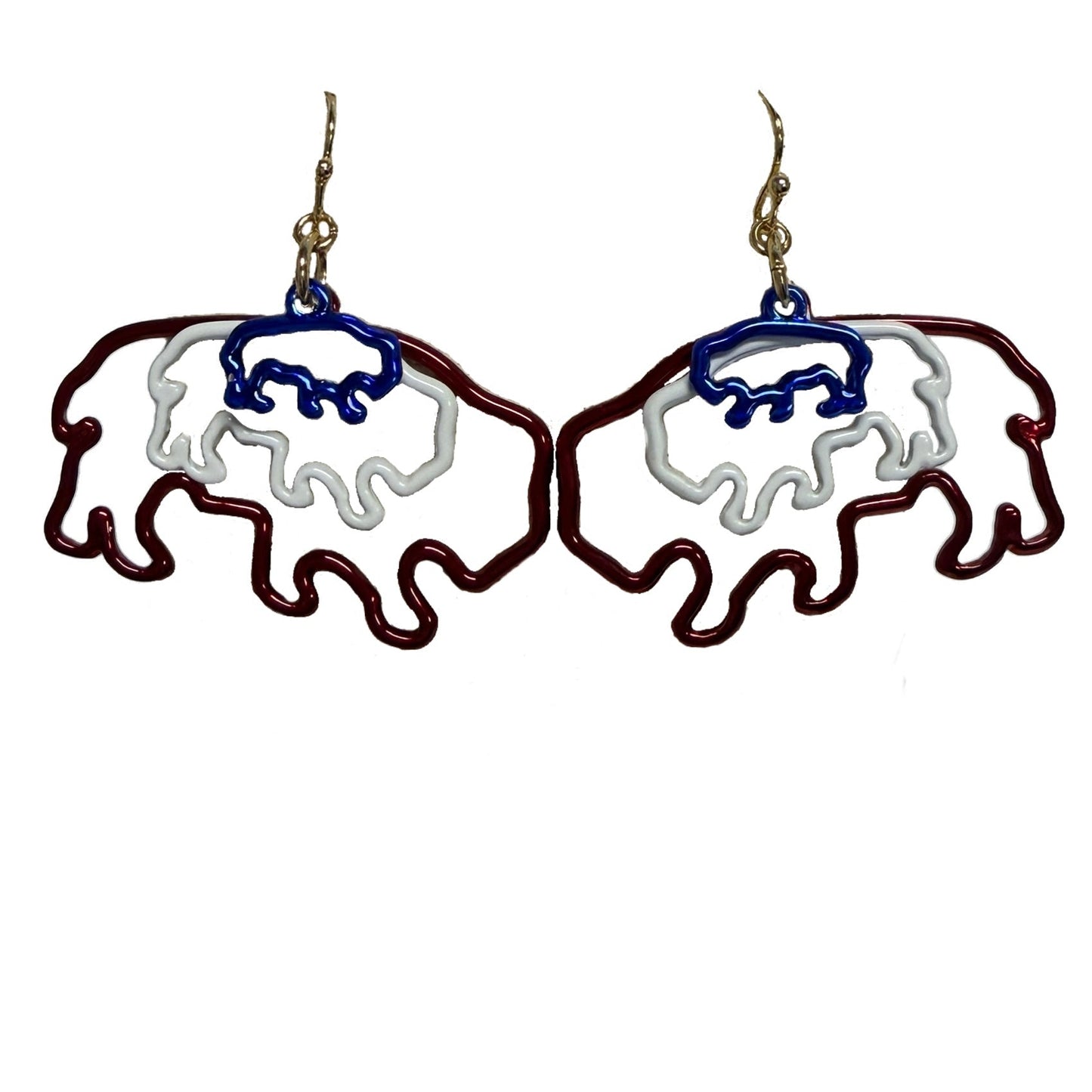 Buffalo RWB Earring