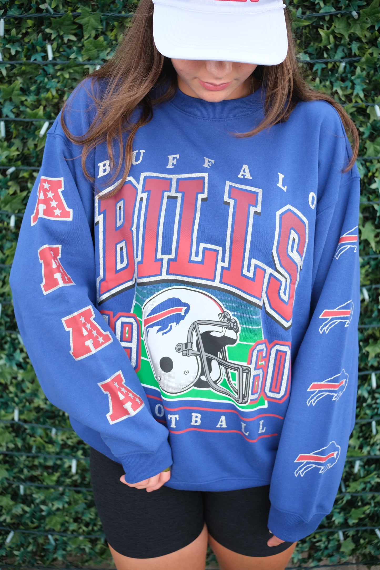 Bills Big Logo Oversized Crew