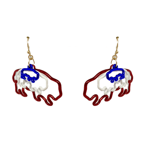 Buffalo RWB Earring