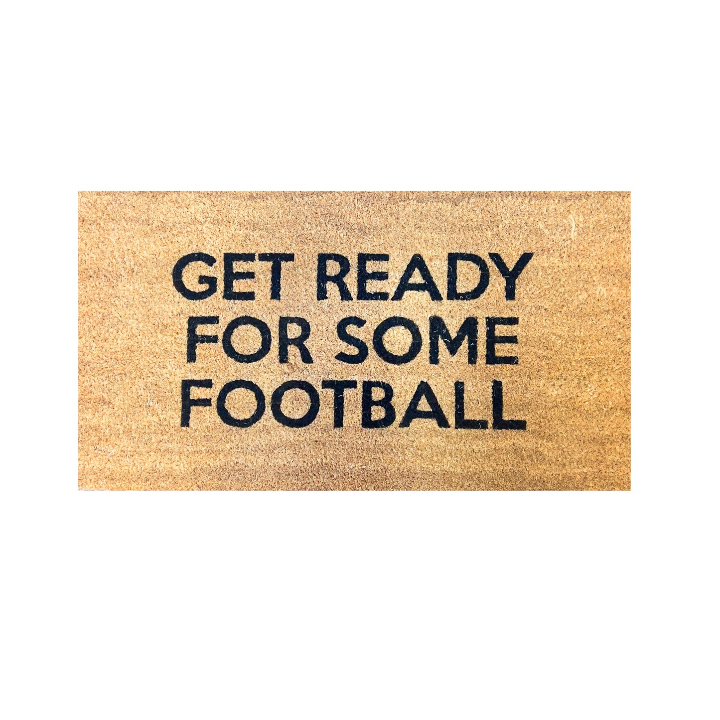 Get Ready Football Doormat