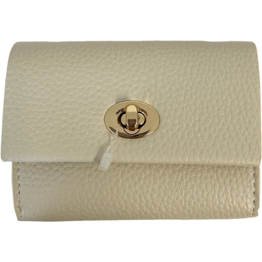 Classic Lock Wallet in Ivory