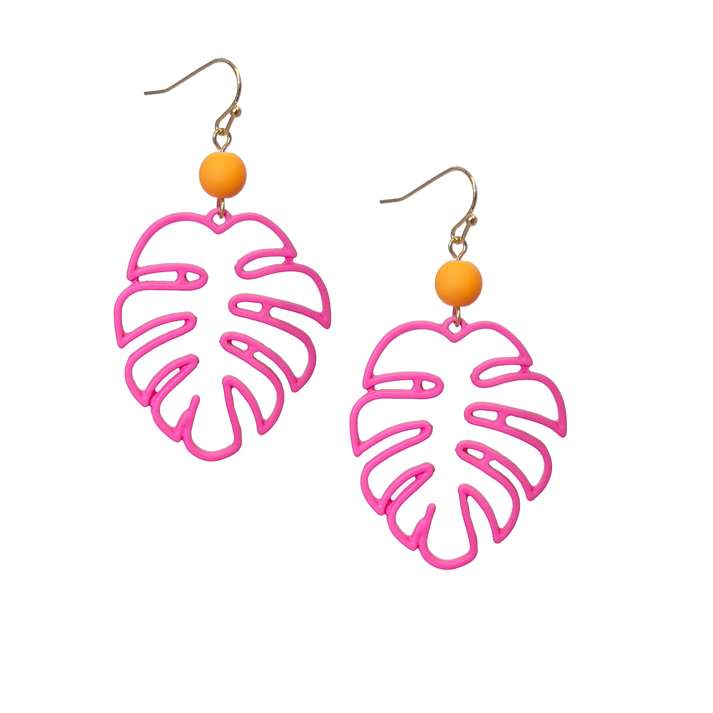 Monstera Leaf Earring