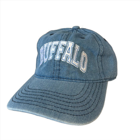 Buffalo Varsity Baseball Cap in Blue Jean